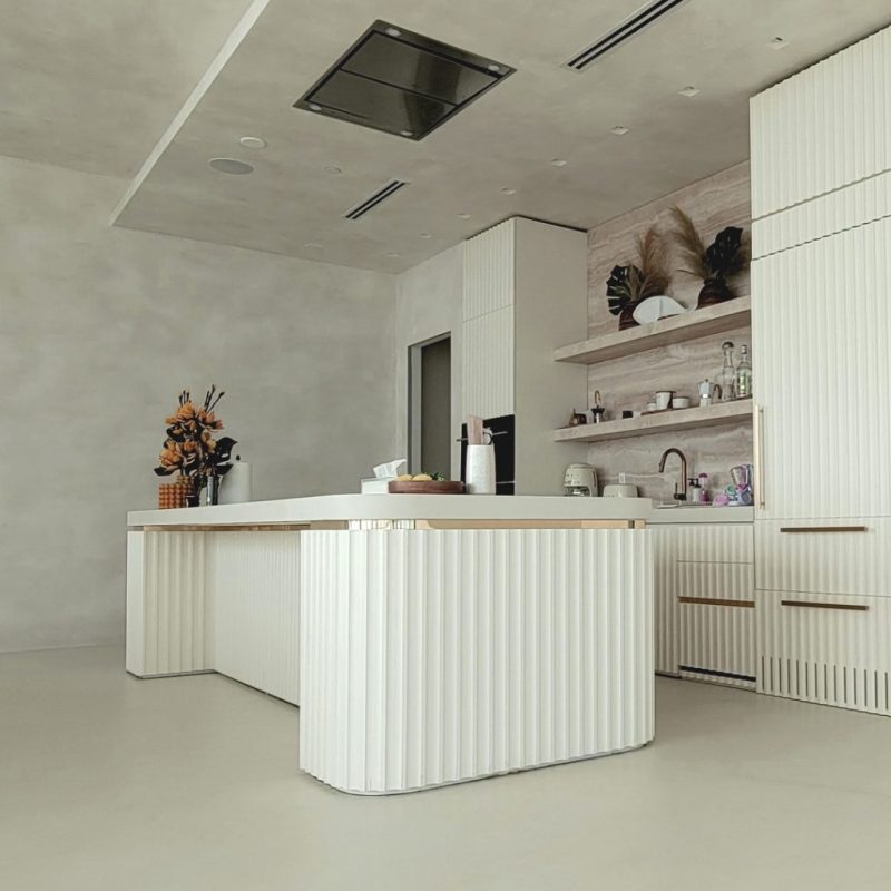 microcement in kitchens